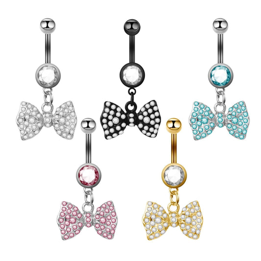 belly ring, belly piercing, belly button piercing, belly button rings, bowknot belly ring, ribbon jewelry
