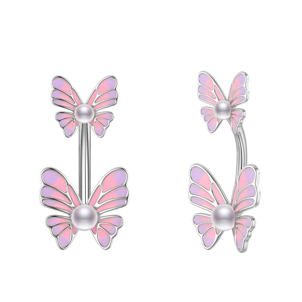 belly ring, belly piercing, belly button piercing, belly button rings, colorful belly rings, butterfly belly ring