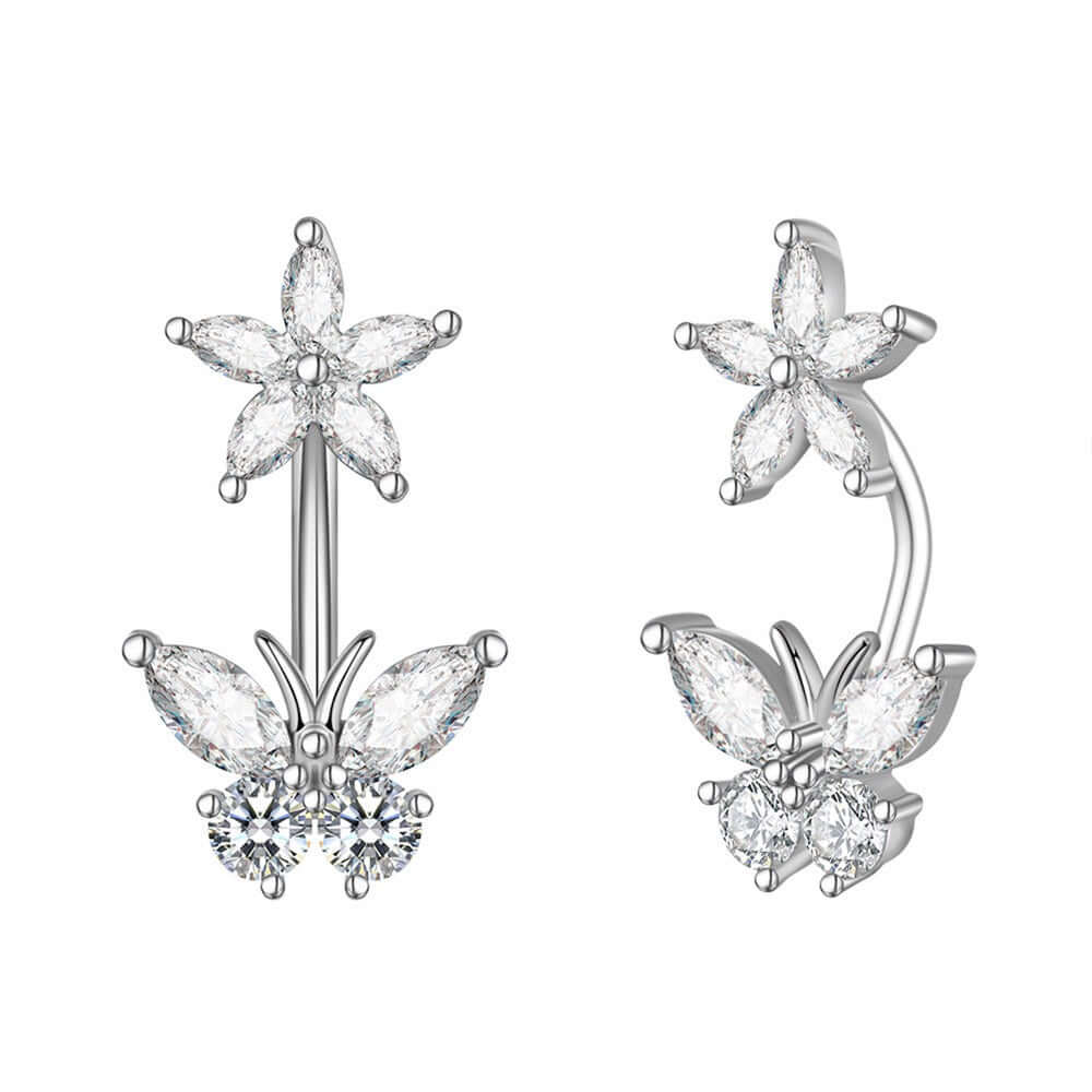 belly ring, belly piercing, belly button piercing, belly button rings, colorful belly rings, butterfly belly ring