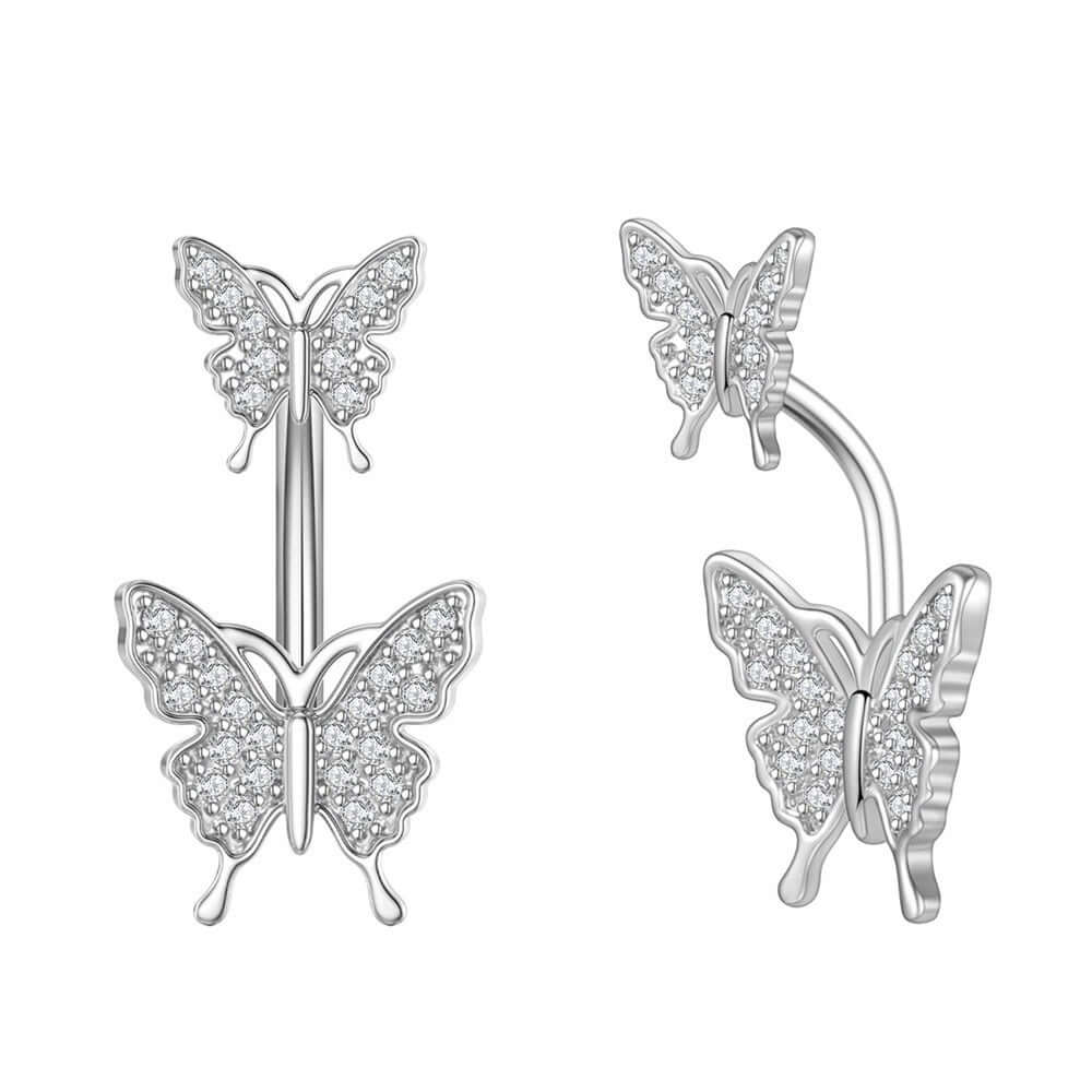 belly ring, belly piercing, belly button piercing, belly button rings, colorful belly rings, butterfly belly ring