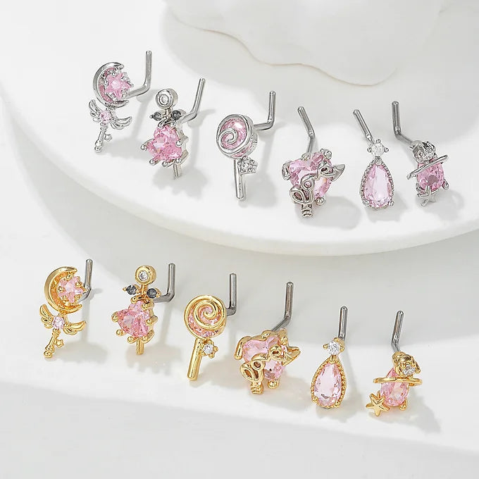nose ring, nose stud, nose piercing, gold nose ring, fake nose ring, nose piercing jewelry, nose ring hoop, body piercing, body jewelry