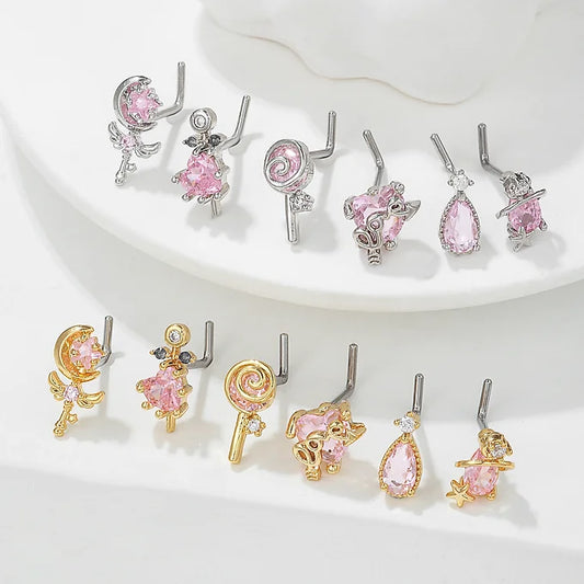 nose ring, nose stud, nose piercing, gold nose ring, fake nose ring, nose piercing jewelry, nose ring hoop, body piercing, body jewelry