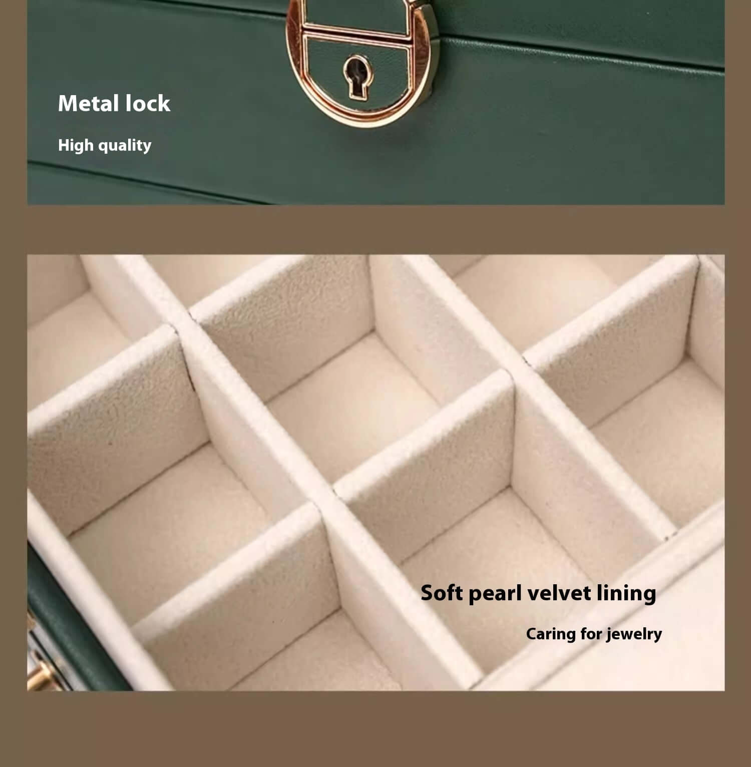 3 Layer Waterproof Necklace Ring Jewelry Organizer Box