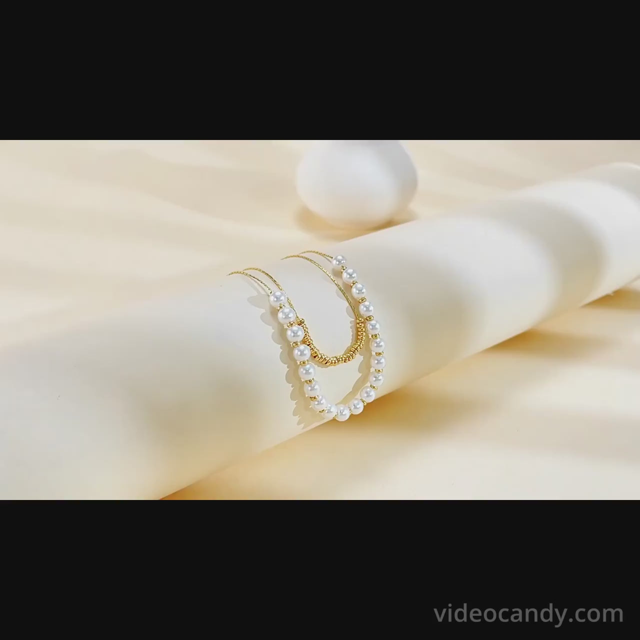 Dainty Pearl Beads Layering Chain Necklace