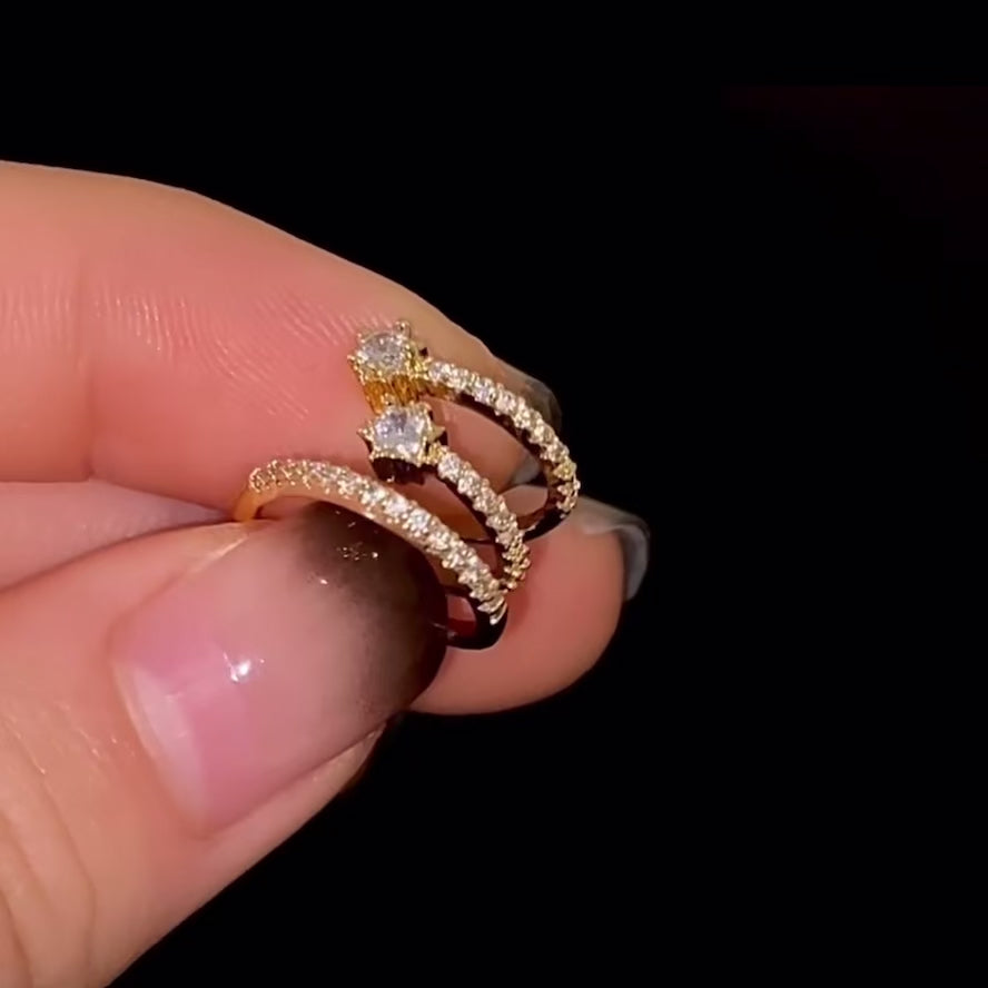 Delicate Star Layered Ear Cuff | R1847