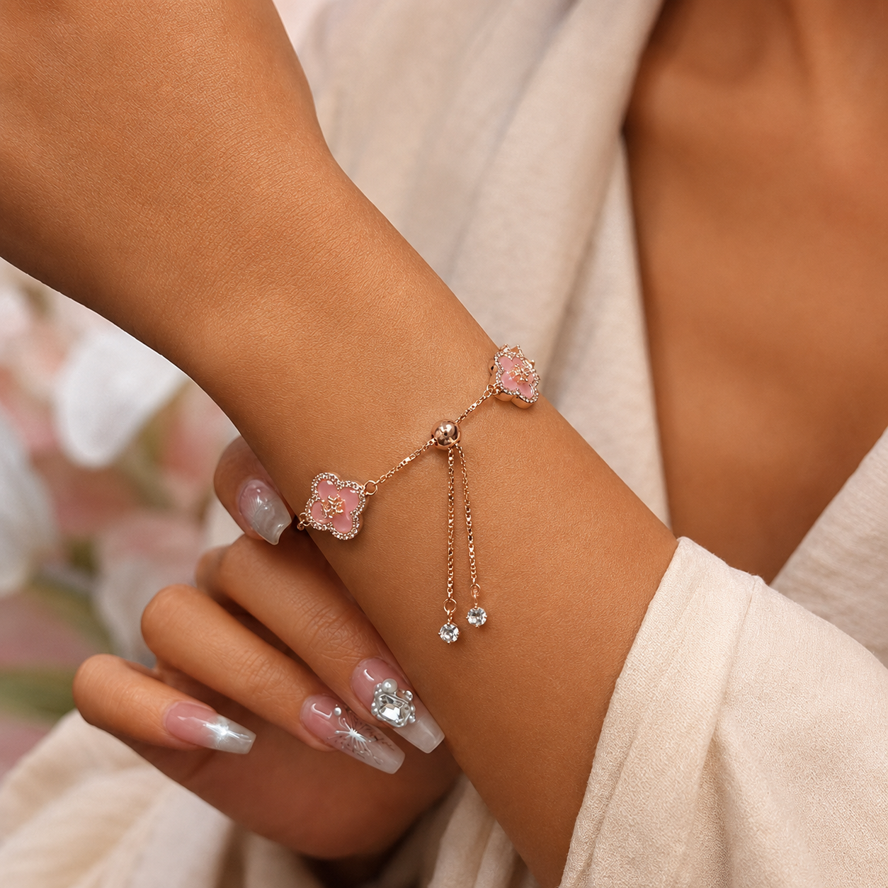 Four Leaf Clover Cleef Bracelet