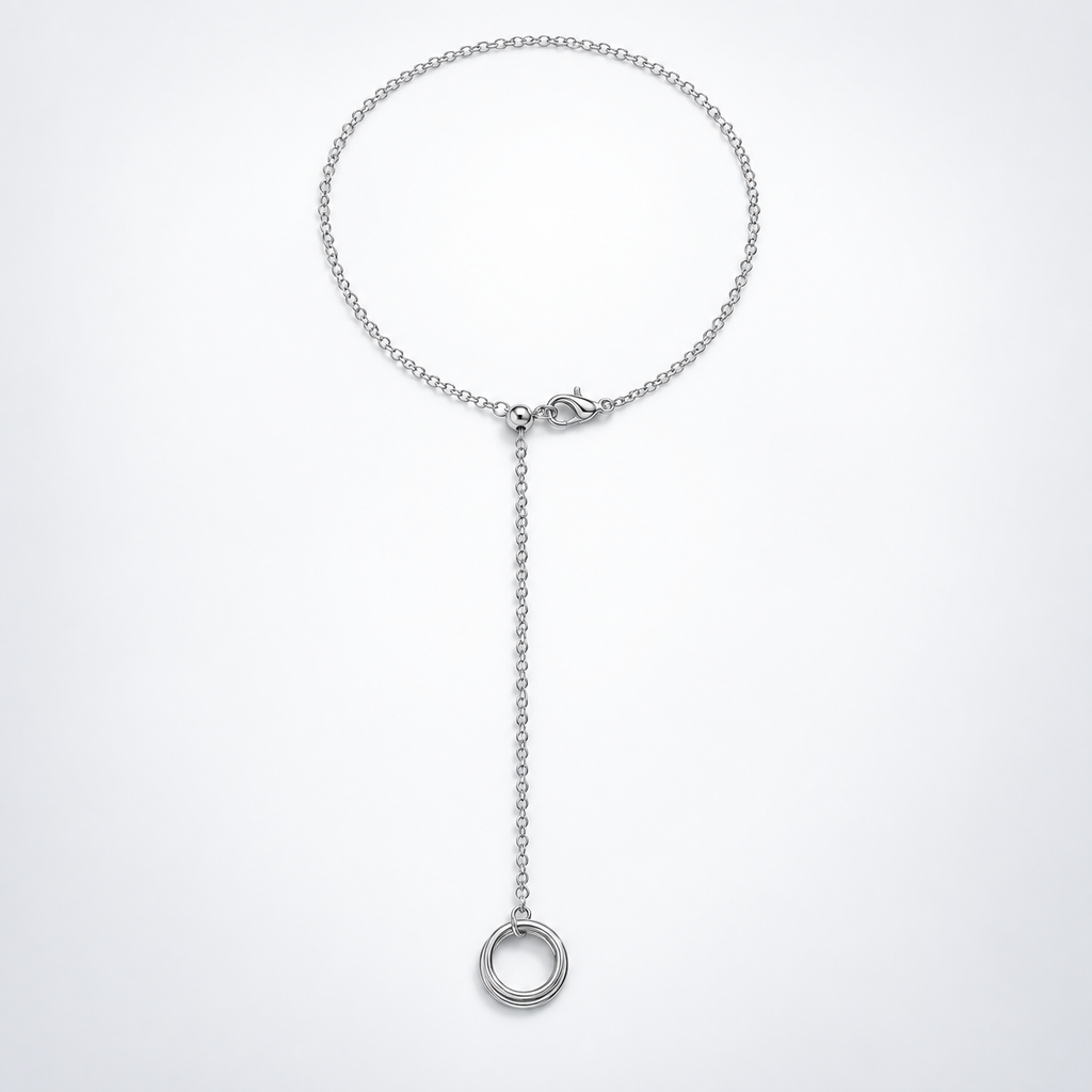 Simple Slider Knot Anklet Chain Bracelet