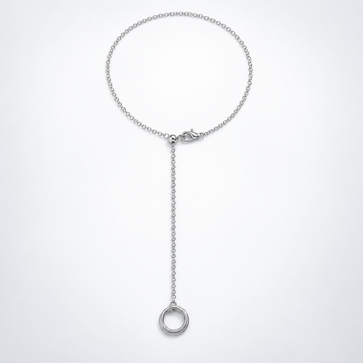 Simple Slider Knot Anklet Chain Bracelet