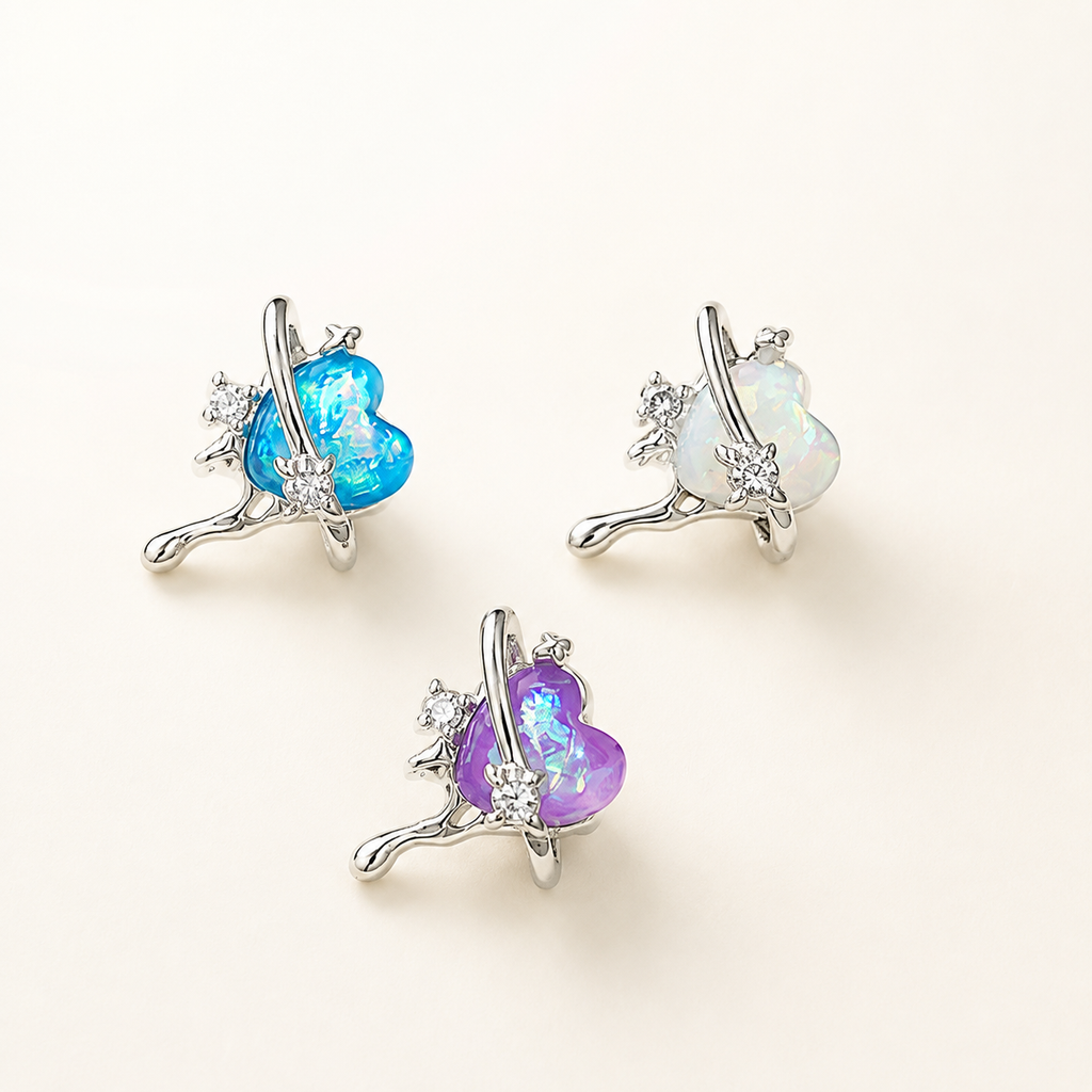 Ocean Whisper Titanium Sea Life Helix Stud