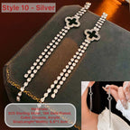 18K Gold Plated 4 Leaf Clover Earrings