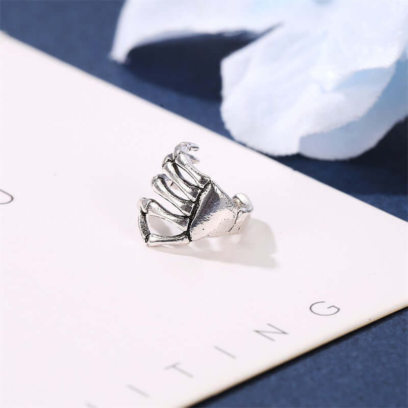 Punk Skull Hand Spine Ear Clip For Non-pierced | TL1313