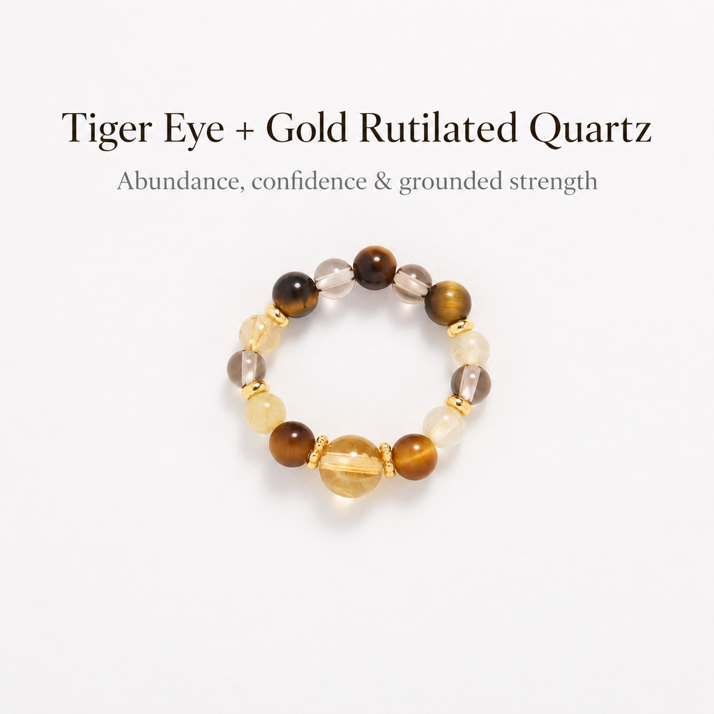 Lucky Guardian Tourmaline Beaded Ring
