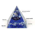Handcraft Zodiac Pyramid Crystal Home Decoration Ornaments