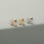 20G Cross Cartilage Upper Helix Piercing Stud