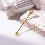 14 Gauge Crown Industrial Barbell Piercing 