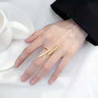Chunky Vertical Bar Statement Ring
