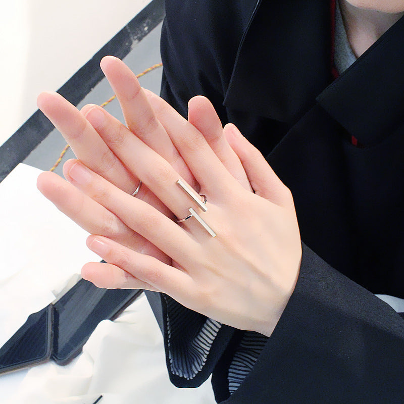 Chunky Vertical Bar Statement Ring