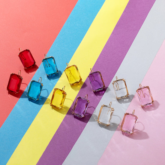 Fairy Color Ice Cube Earrings