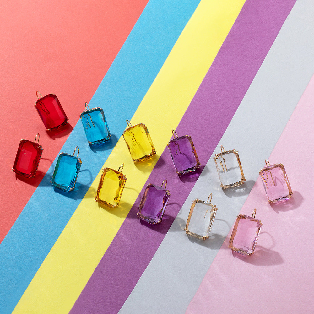 Fairy Color Ice Cube Earrings