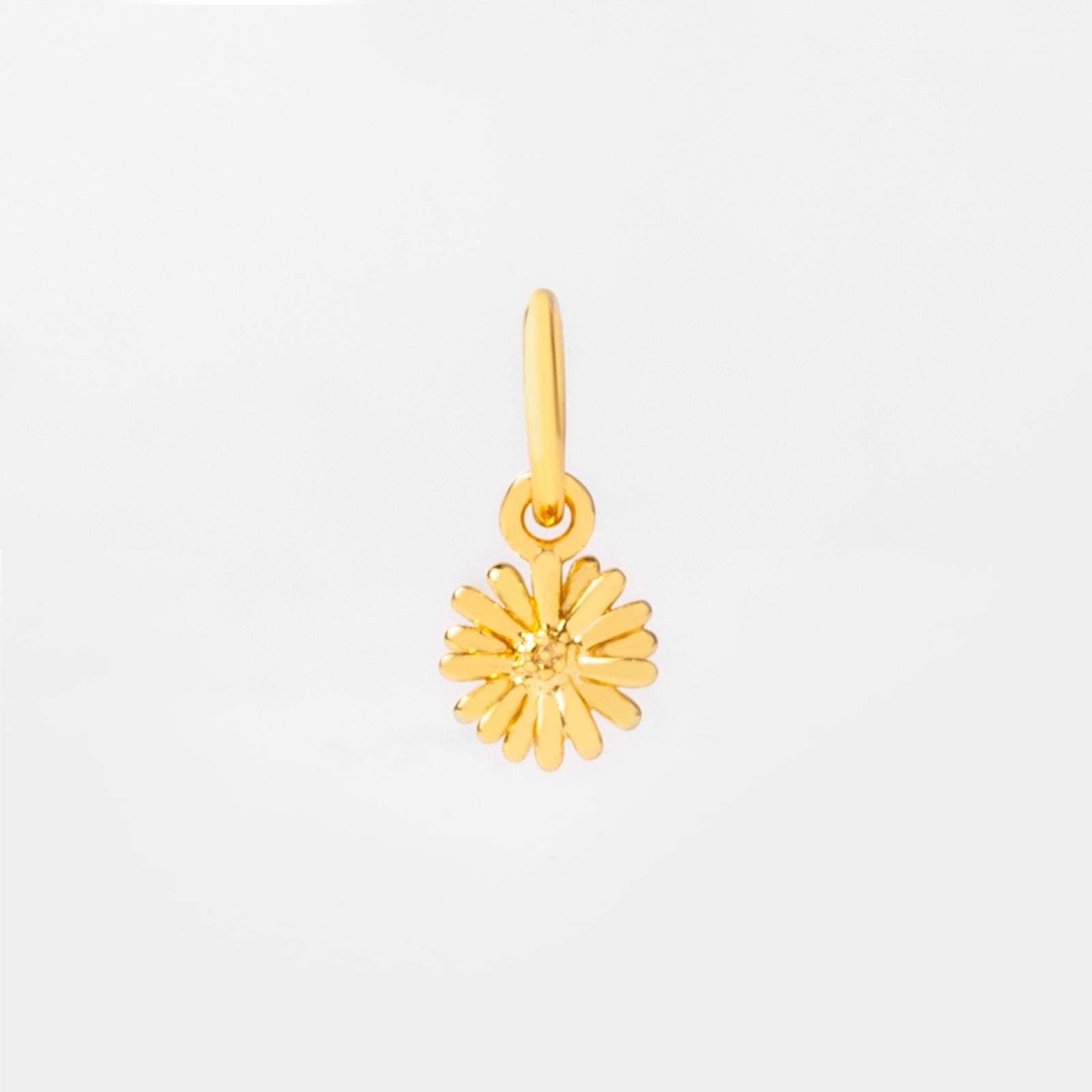 18k Gold Birth Flower Charm & Pendant