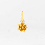 18k Gold Birth Flower Charm & Pendant