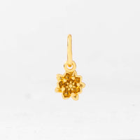 18k Gold Birth Flower Charm & Pendant