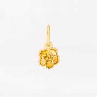 18k Gold Birth Flower Charm & Pendant