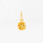 18k Gold Birth Flower Charm & Pendant
