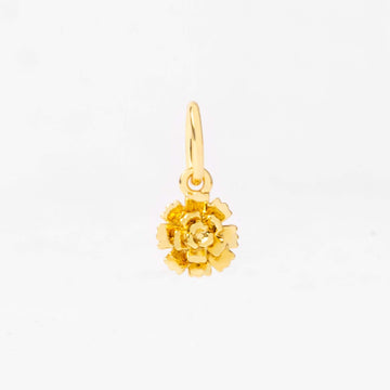18k Gold Birth Flower Charm & Pendant