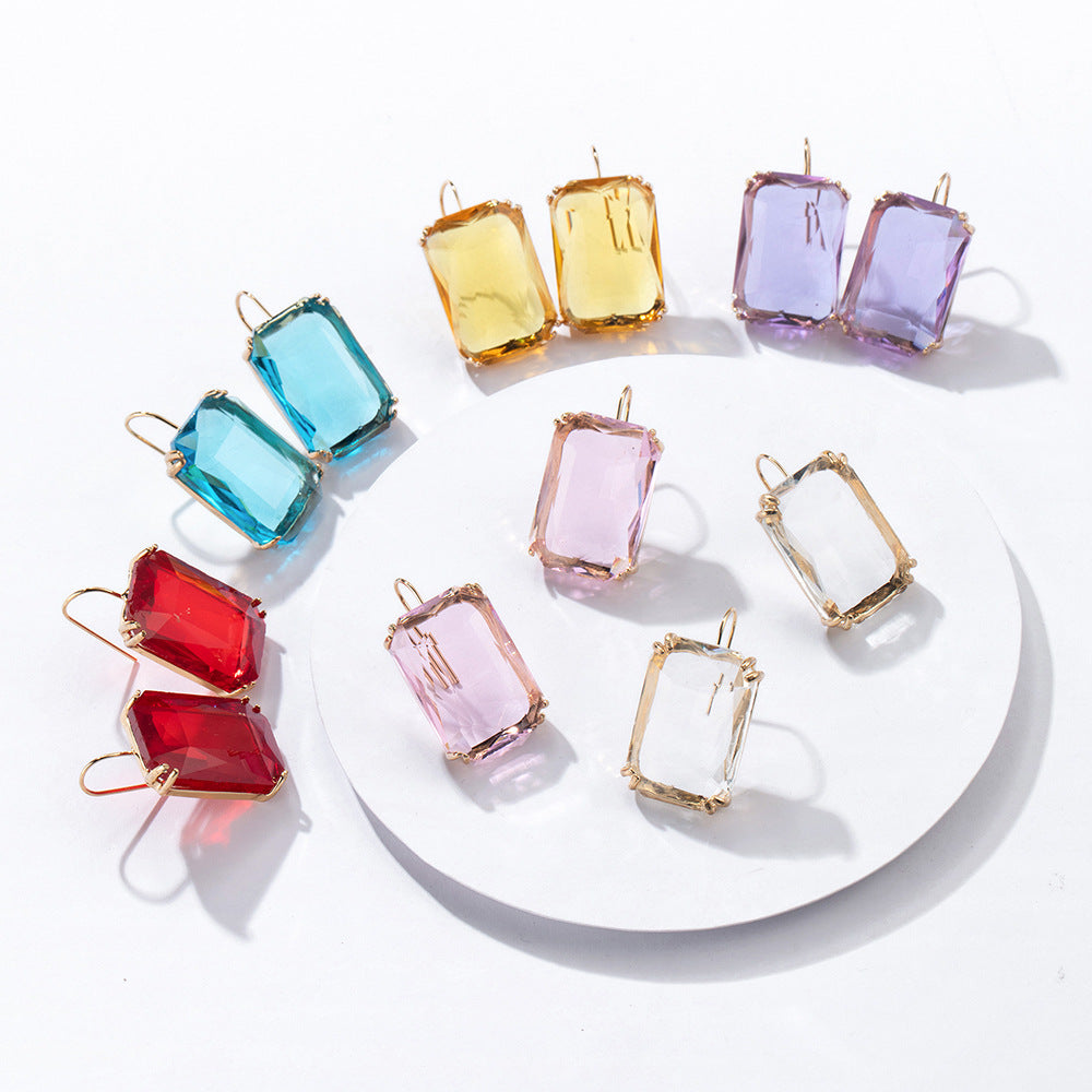 Fairy Color Ice Cube Earrings