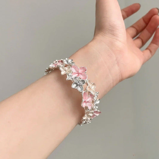 Hand-Painted Sakura Blossom Strengthy Bracelet