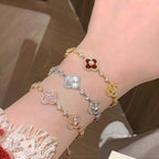 Four Leaf Clover Cleef Bracelet