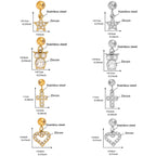 CreatIve Tree of Life Bear Paw Charm Necklace