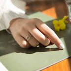 Sterling Silver Antler Deer Adjustable Ring
