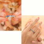 Multi Stone Eternity Stacking Rings