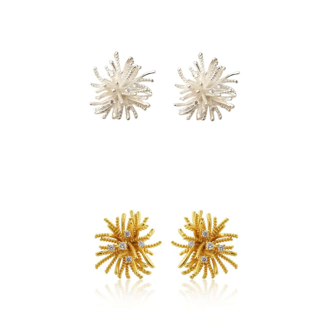 Starburst Fireworks Stud Earrings