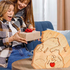 Wooden Bear Family Custom Name Puzzle Gift
