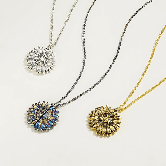you are my sunshine, sunflower necklace, flower necklace,you are my sunshine necklace, bible necklace, birthday gifts for her, birthday gift ideas, birthday gifts for him, birthday gift ideas for her