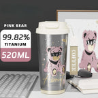 Titanium Coffee Mug Thermos Cup With Lid