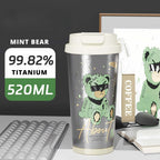 Titanium Coffee Mug Thermos Cup With Lid