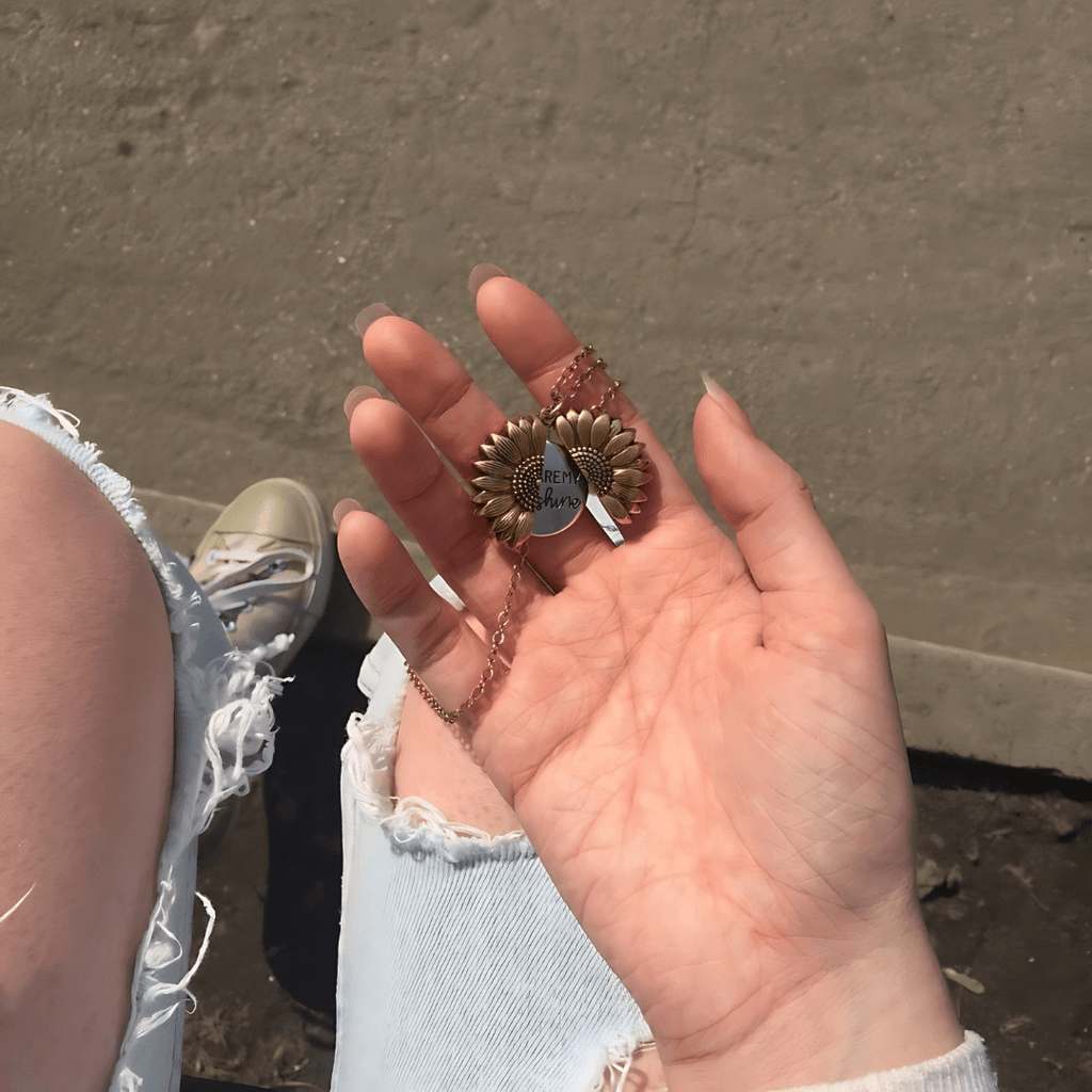 you are my sunshine, sunflower necklace, flower necklace,you are my sunshine necklace, bible necklace, birthday gifts for her, birthday gift ideas, birthday gifts for him, birthday gift ideas for her