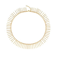 Geometric Tassel Chain Choker Necklace
