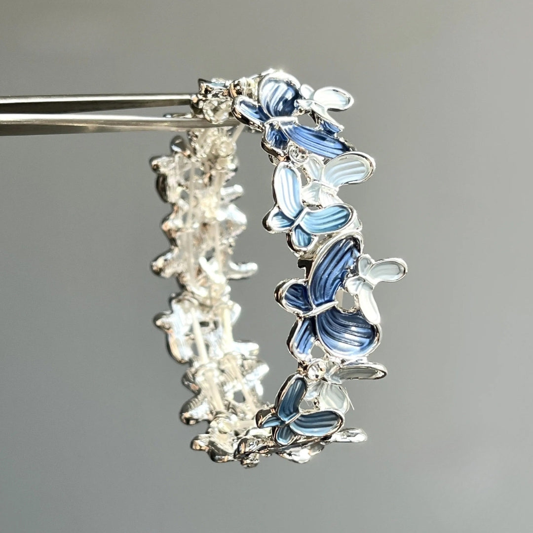 Dancing Butterfly Enamel Handmade Bracelet