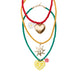 Multi Strand Sun Love Holiday Necklace