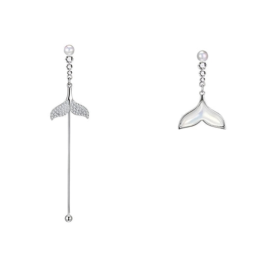 Petite Mermaid Whale Tail Ear Clip