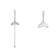Petite Mermaid Whale Tail Ear Clip