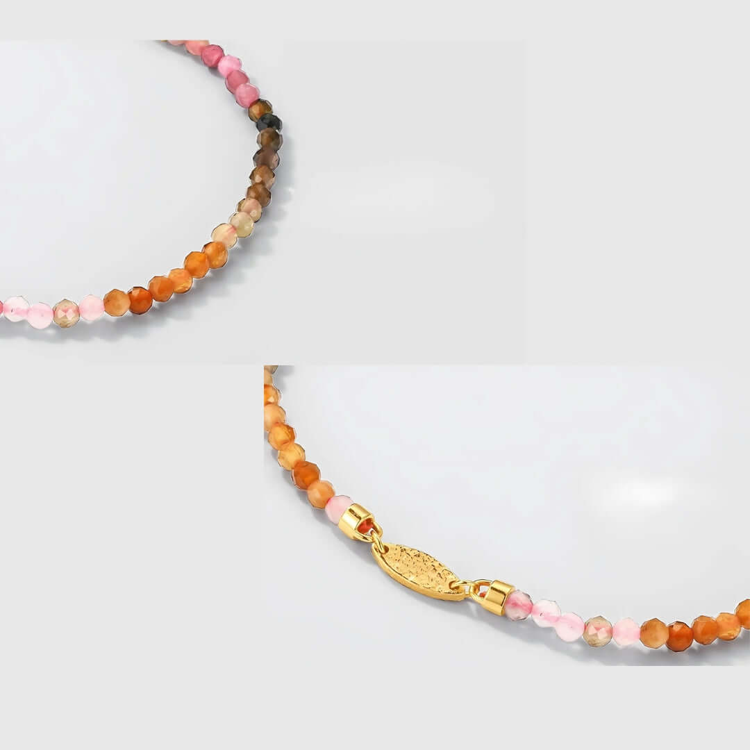 Multicolor Tourmaline Gemstone Bracelet