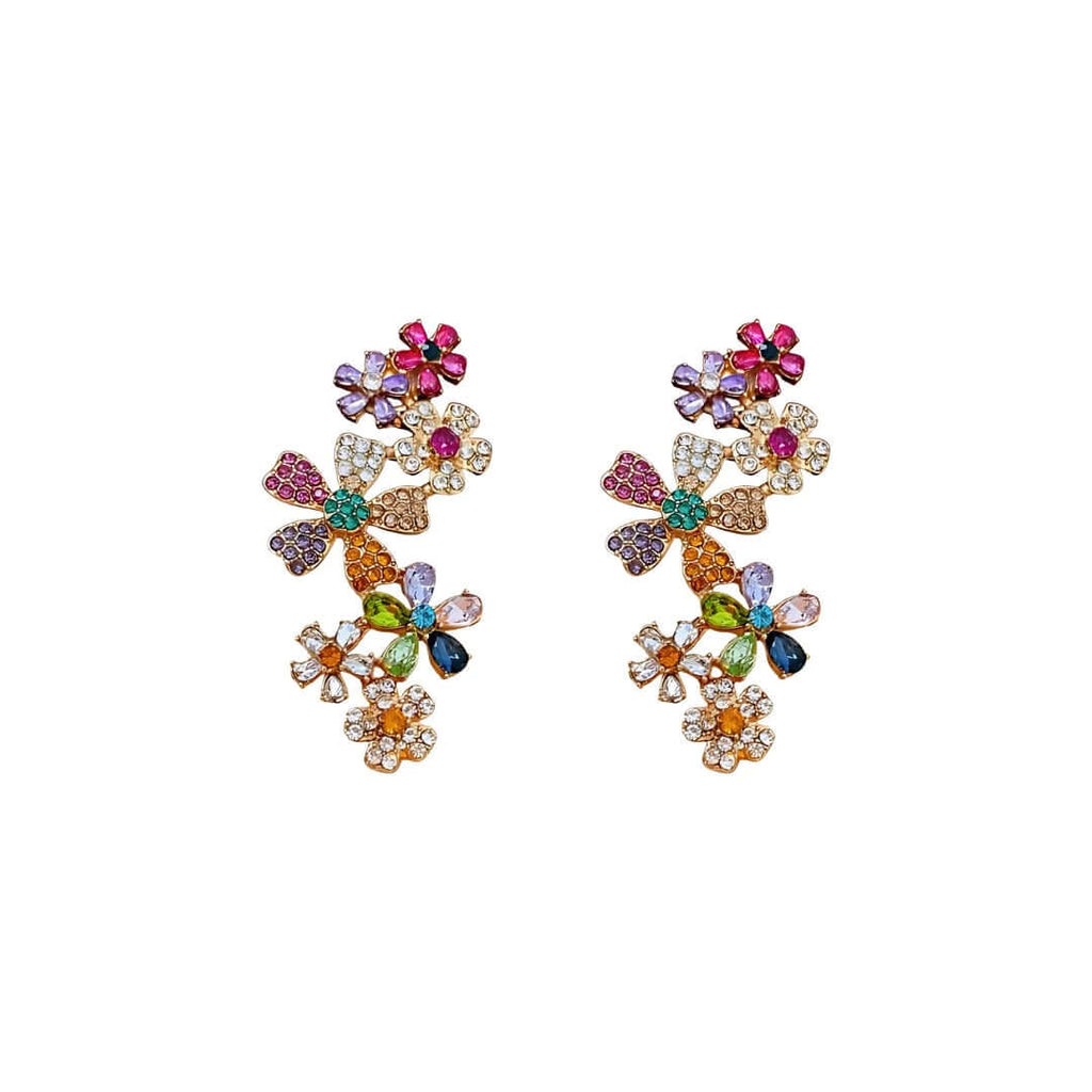Summer Flower Bloom Ear Clip Earring | H6959