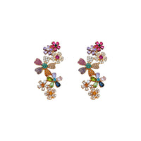 Summer Flower Bloom Ear Clip Earring | H6959