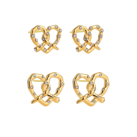 Chic Baguette Earrings Stud